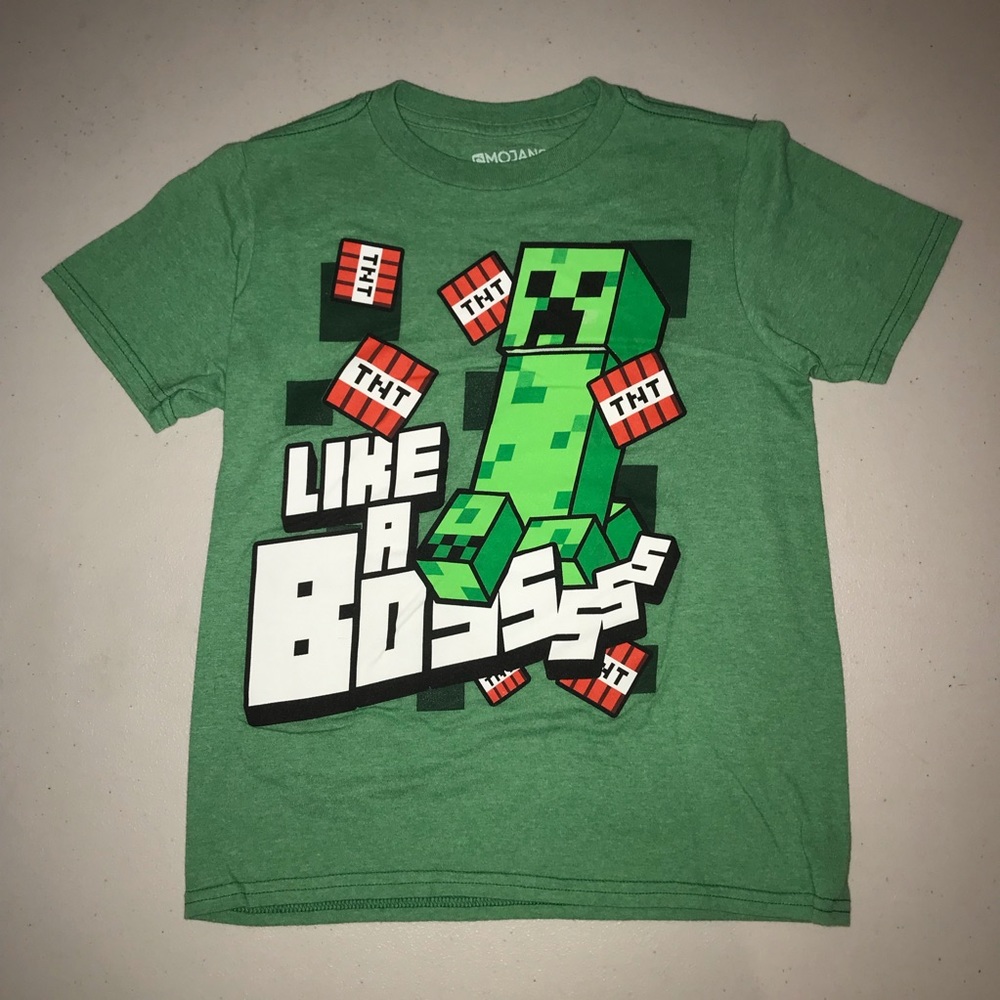 Minecraft Like A Boss Tee